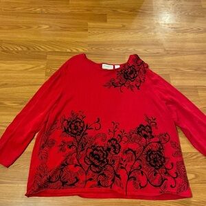 Alfred Dunner Sweater size 3X. (CC)
